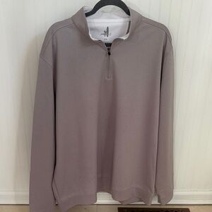 Men's Johnnie-O Performance Gray Half-Zip